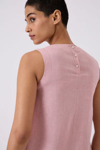 Nailah Linen Rose Pink Co-ord Set