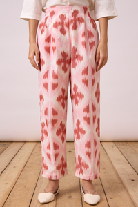 Venil Pants - Pink & Orange Ikat