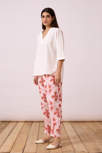 Venil Pants - Pink & Orange Ikat