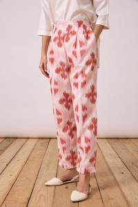 Venil Pants - Pink & Orange Ikat