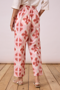 Venil Pants - Pink & Orange Ikat