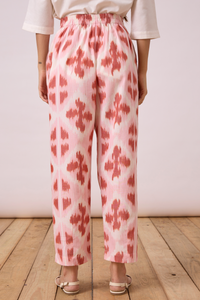 Venil Pants - Pink & Orange Ikat
