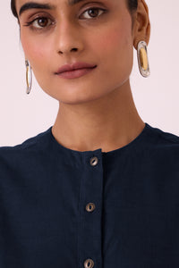 Wotton Blue Needlecord Top