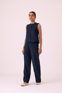 Wotton Blue Needlecord Top