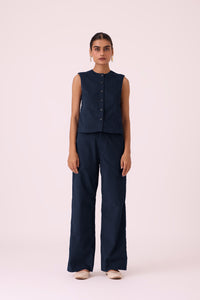 Wotton Blue Needlecord Top