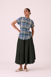 Boga Green Needlecord Skirt