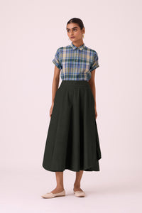 Boga Green Needlecord Skirt