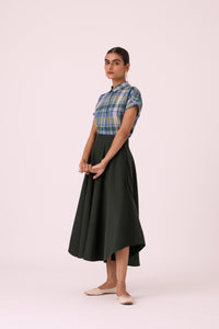Boga Green Needlecord Skirt