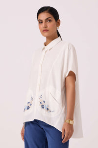 Sibyl Handwoven Embroidered Shirt