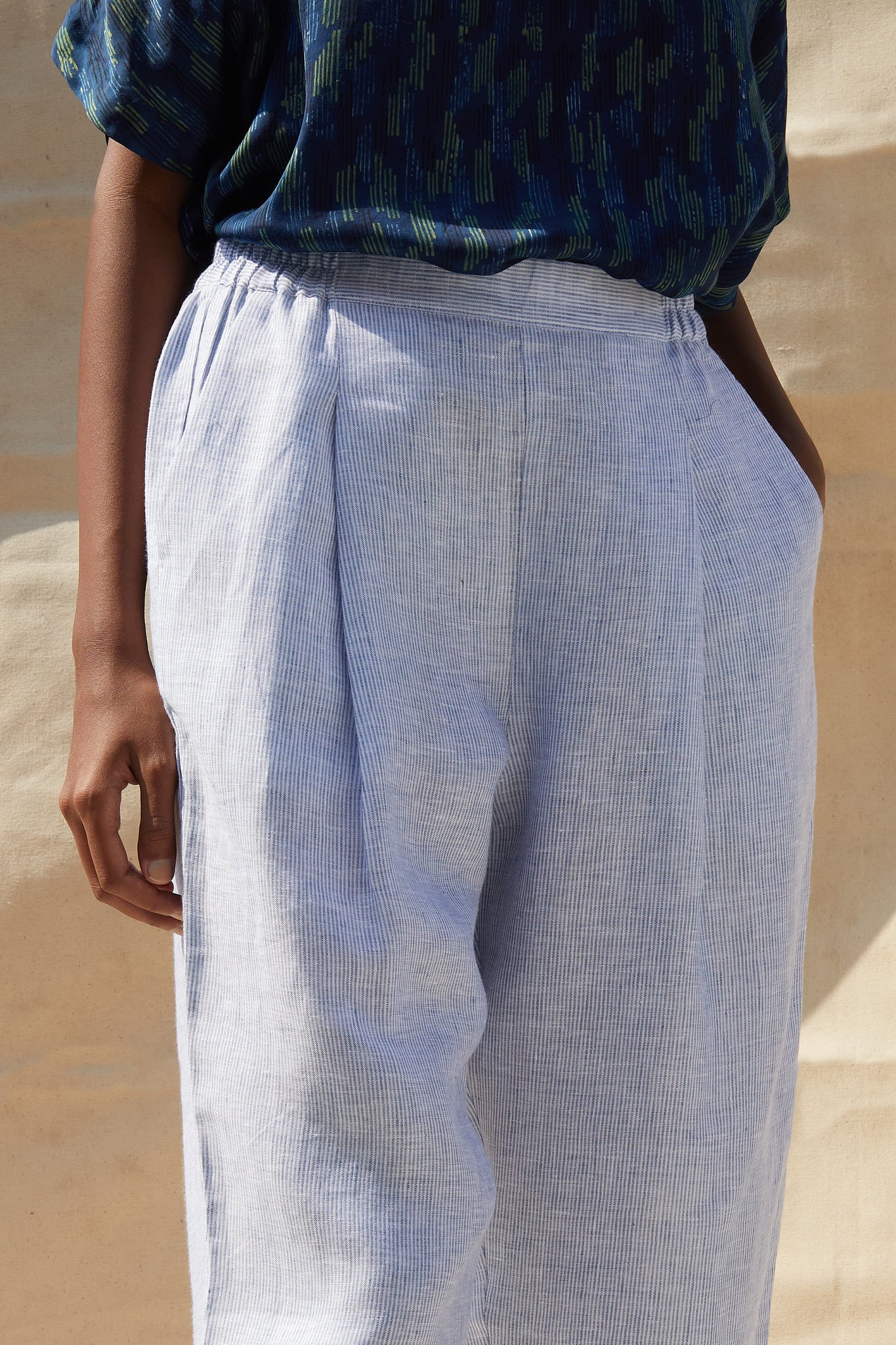 William Sustainable Relaxed Linen Pant For Women Online 